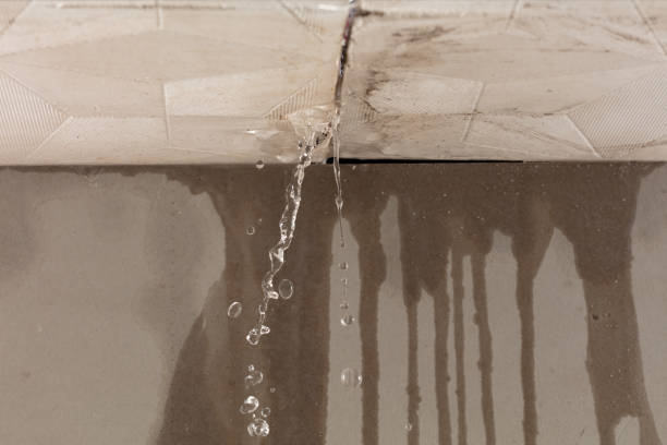 Professional Sewage Cleanup technician working in Hopkinton, RI